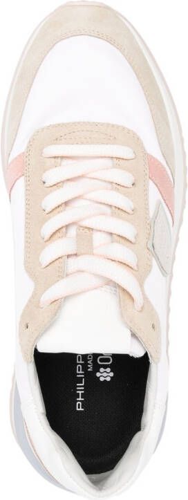 Philippe Model Paris Tropez 2.1 suède sneakers Wit