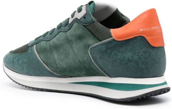 Philippe Model Paris TRPX suède sneakers Groen