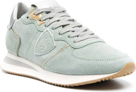 Philippe Model Paris TRPX suède sneakers Groen