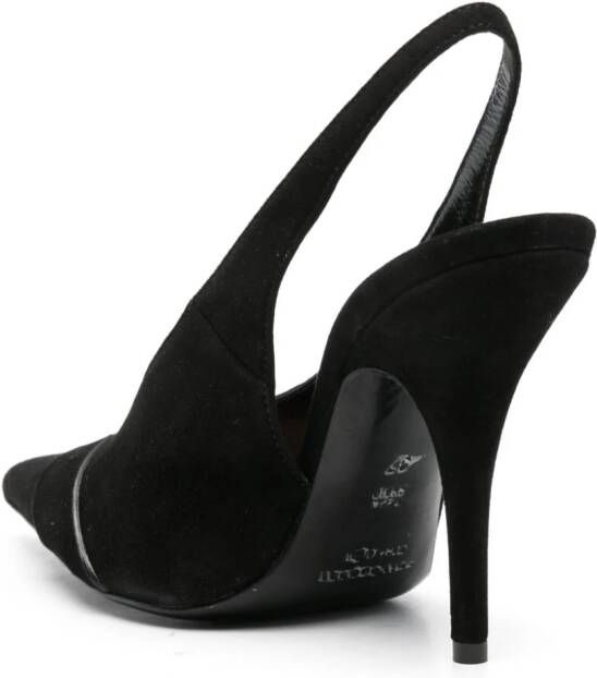 Philosophy Di Lorenzo Serafini 110mm suède slingback pumps Zwart