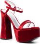 Philosophy Di Lorenzo Serafini Sandalen met fluwelen afwerking Rood - Thumbnail 2