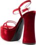 Philosophy Di Lorenzo Serafini Sandalen met fluwelen afwerking Rood - Thumbnail 3