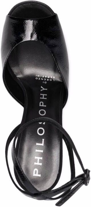 Philosophy Di Lorenzo Serafini Sandalen met plateauzool Zwart