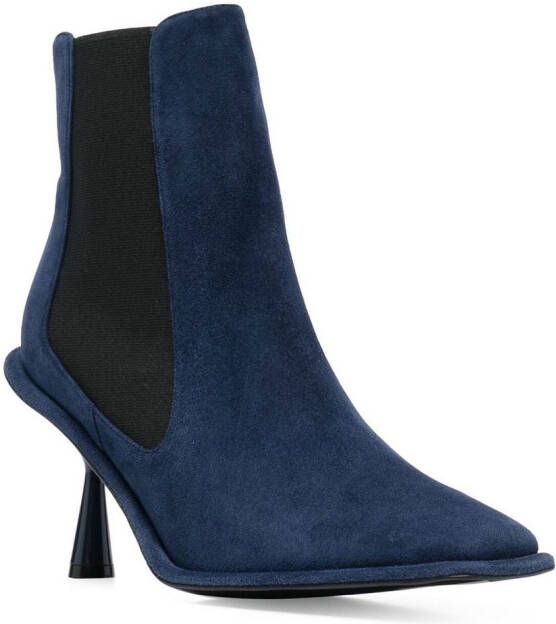 Pierre Hardy 90 mm laarzen met elastisch zijvlak Blauw