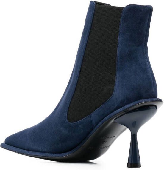 Pierre Hardy 90 mm laarzen met elastisch zijvlak Blauw