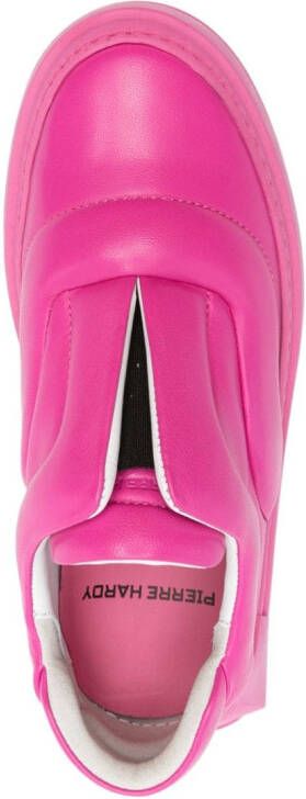 Pierre Hardy Skate Cubix leren sneakers Roze