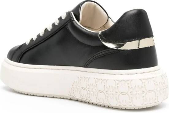 PINKO Love Birds sneakers met plakkaat Zwart