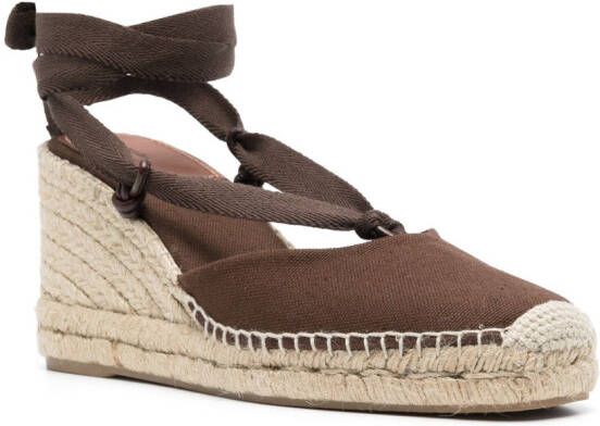 Polo Ralph Lauren Espadrilles met ronde neus Bruin