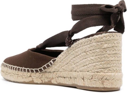 Polo Ralph Lauren Espadrilles met ronde neus Bruin