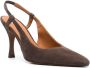 Polo Ralph Lauren Ashtyn loafers met pythonprint Bruin - Thumbnail 6