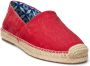 Polo Ralph Lauren Cevio espadrilles met geborduurd logo Rood - Thumbnail 2