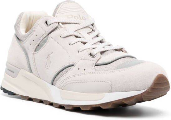 Polo Ralph Lauren Sneakers met logo-reliëf Beige