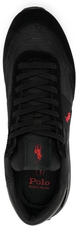 Polo Ralph Lauren Sneakers met geborduurd logo Zwart