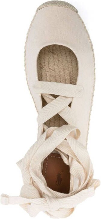 Polo Ralph Lauren Espadrilles met veters Wit