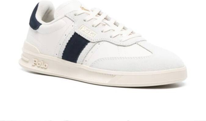 Polo Ralph Lauren Heritage Area leren sneakers Wit