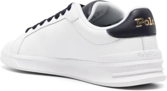 Polo Ralph Lauren Heritage Court II leren sneakers Wit