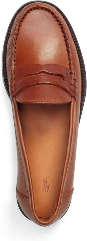 Polo Ralph Lauren Leren loafers Bruin