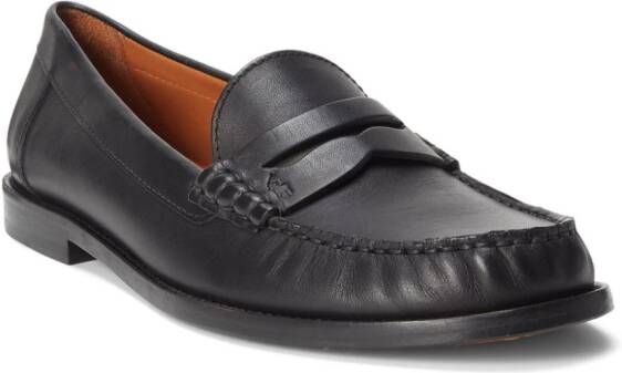 Polo Ralph Lauren Leren loafers Zwart