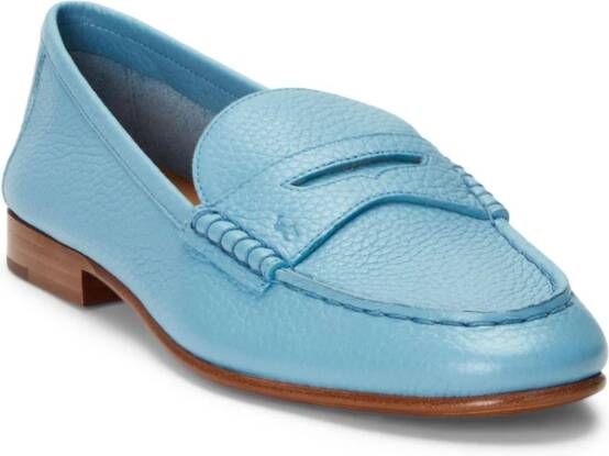 Polo Ralph Lauren Leren penny loafers Blauw
