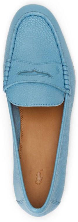 Polo Ralph Lauren Leren penny loafers Blauw