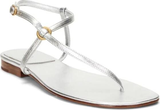 Polo Ralph Lauren Leren sandalen Zilver