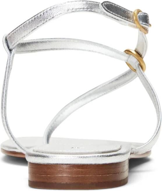 Polo Ralph Lauren Leren sandalen Zilver