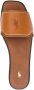 Polo Ralph Lauren Leren sandalen met logo-reliëf Bruin - Thumbnail 4