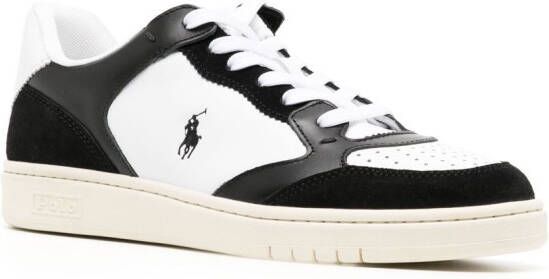 Polo Ralph Lauren Sneakers met geborduurd logo Zwart