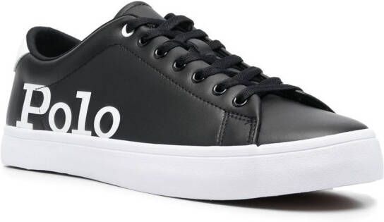 Polo Ralph Lauren Longwood sneakers met logoprint Zwart