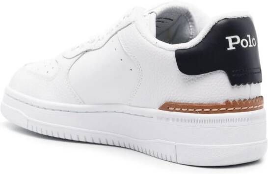 Polo Ralph Lauren Master leren sneakers Wit