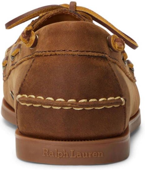 Polo Ralph Lauren Merton leren bootschoenen Bruin