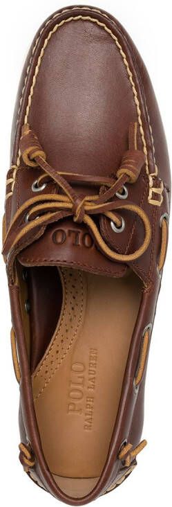 Polo Ralph Lauren Merton loafers met veters Bruin