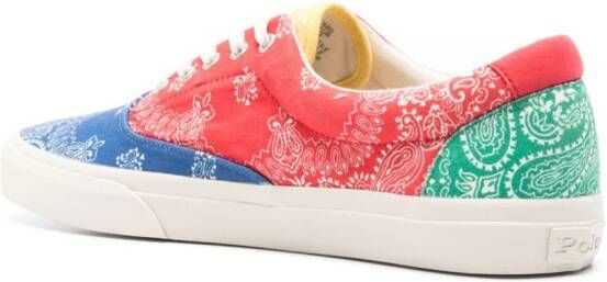 Polo Ralph Lauren Sneakers met colourblocking Geel