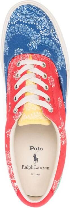 Polo Ralph Lauren Sneakers met colourblocking Geel