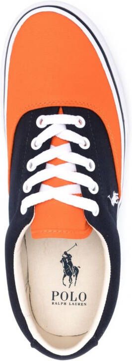 Polo Ralph Lauren Sneakers met vlakken Oranje