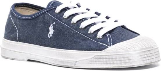 Polo Ralph Lauren Polo Pony canvas sneakers Blauw