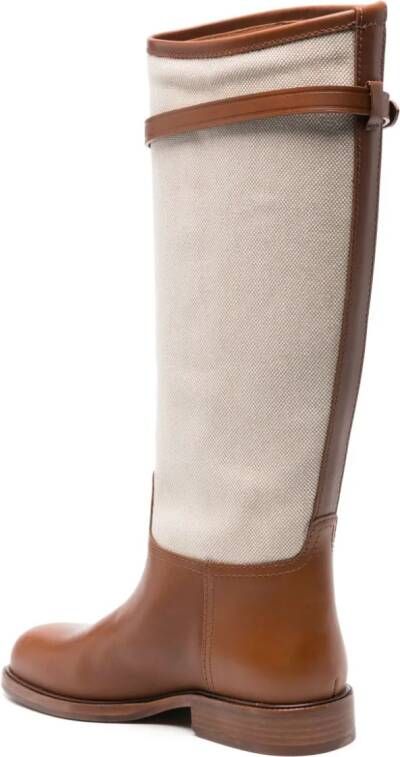 Polo Ralph Lauren Polo Pony canvas laarzen Beige