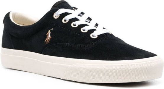 Polo Ralph Lauren Sneakers met geborduurd logo Zwart