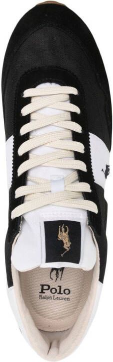 Polo Ralph Lauren Sneakers met geborduurd logo Zwart