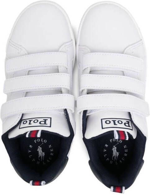Polo Ralph Lauren Sneakers met klittenband Wit