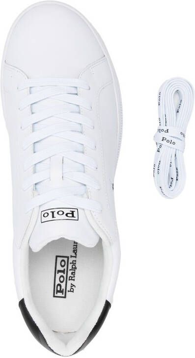 Polo Ralph Lauren Sneakers met logodetail Wit