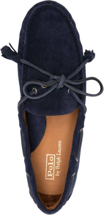 Polo Ralph Lauren Suède bootschoenen Blauw