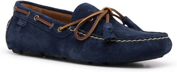 Polo Ralph Lauren Suède moccasins Blauw