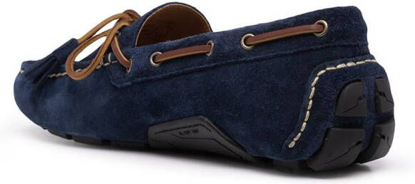 Polo Ralph Lauren Suède moccasins Blauw