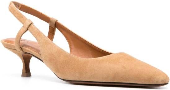 Polo Ralph Lauren Suède slingback pumps Beige