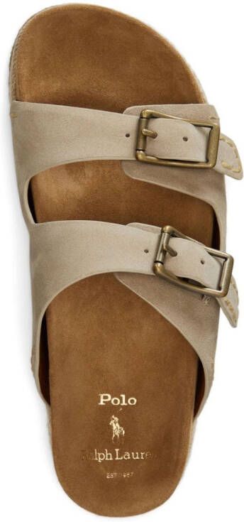 Polo Ralph Lauren Turbach suède sandalen Beige