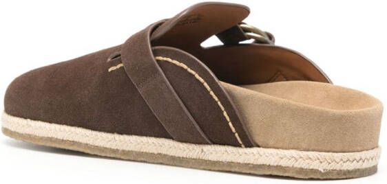 Polo Ralph Lauren Turbach suède slippers Bruin