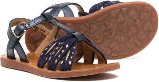 Pom D'api Sandalen met open neus Paars