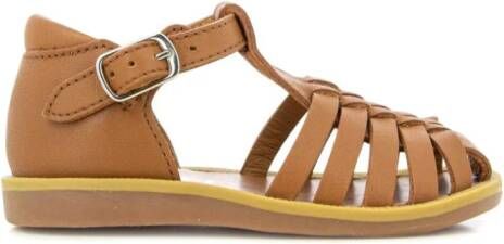 Pom D'api Sandalen met bandjes Bruin