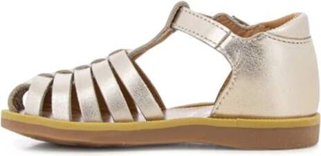 Pom D'api Sandalen met bandjes Goud